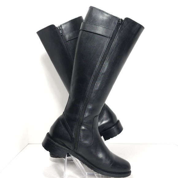 SANTANA CANADA Palomino Waterproof Leather Equestrian Riding Zip Boots Women's 8 - Picture 10 of 16